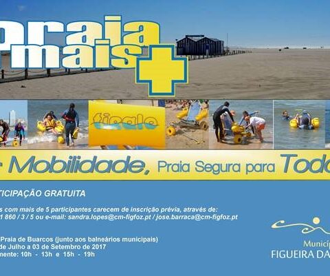 Projeto “Praia M+ – Mais Mobilidade, Praia Segura para Todos” na Figueira da Foz