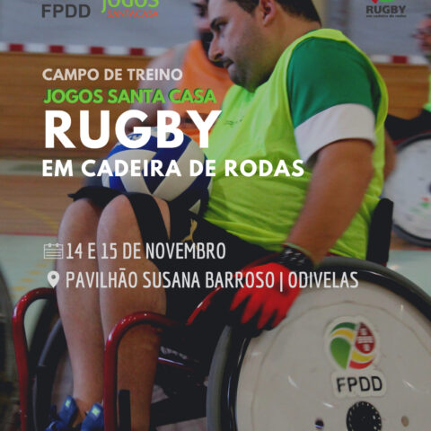 Rugby em cadeira de rodas em Odivelas com programa reduzido