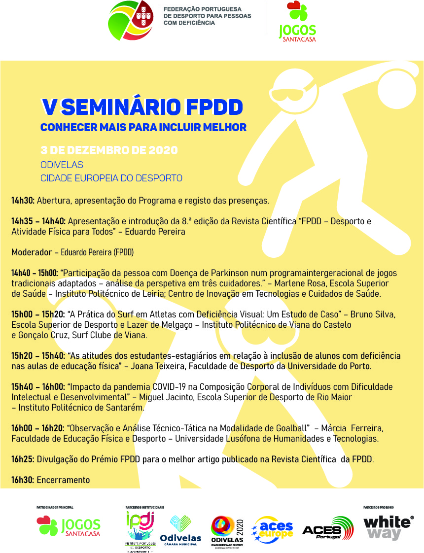 Cartaz Seminário Conhecer Mais Para Incluir Melhor com Programa