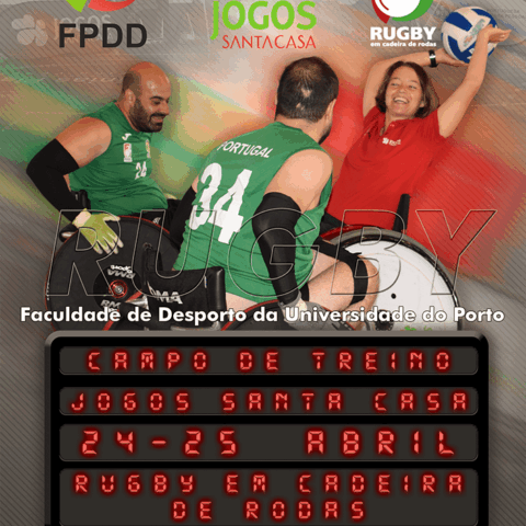 Campo de Treino de Rugby em Cadeira de Rodas na FADEUP