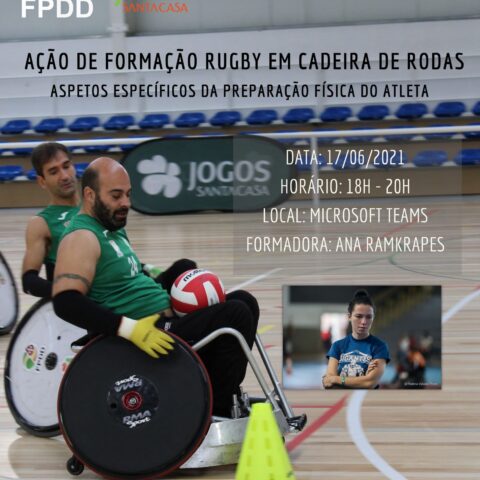 Ação de formação on-line de Rugby em Cadeira de Rodas
