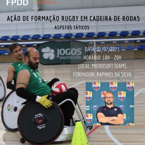 Ação de Formação on-line de Rugby em Cadeira de Rodas – Aspetos Táticos