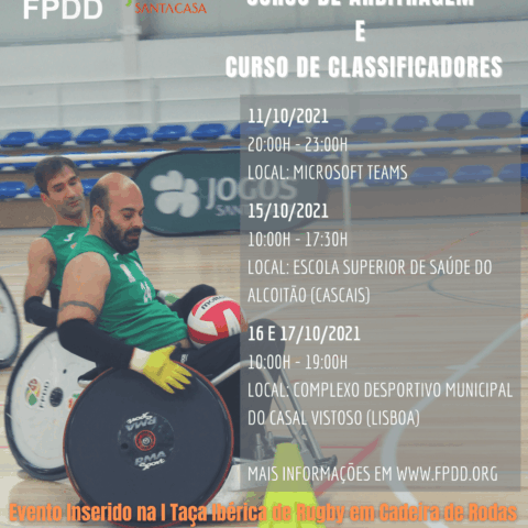 Rugby em Cadeira de Rodas: Curso de Classificadores e Curso de Arbitragem