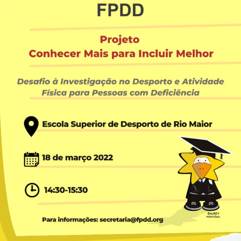 Conhecer Mais Para Incluir Melhor em Rio Maior