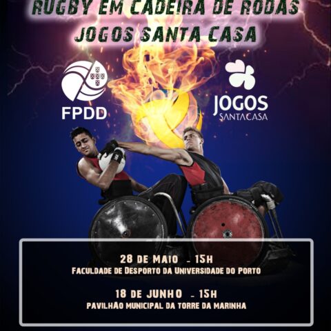 A FPDD lança a primeira Competição Nacional de Rugby em Cadeira de Rodas, com patrocínio dos Jogos Santa Casa