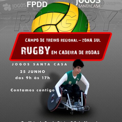 CAMPO DE TREINO REGIONAL DE RUGBY EM CADEIRA DE RODAS – Zona Sul