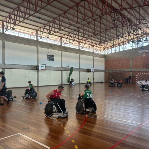 Campo de Treino Nacional de Rugby em Cadeira de Rodas realizado em Águeda com formação para treinadores