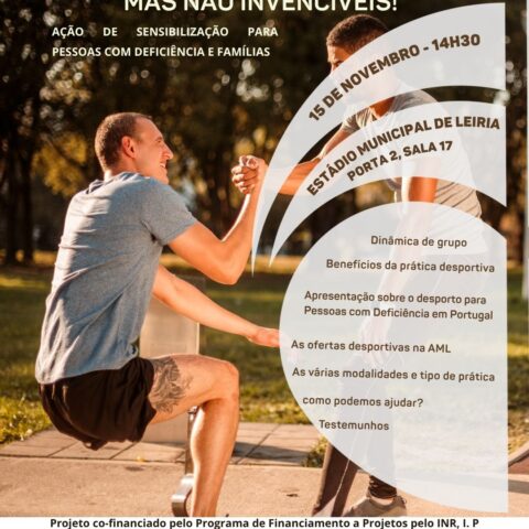 Ação Sensibilização para Pessoas com Deficiência e Famílias em Leiria