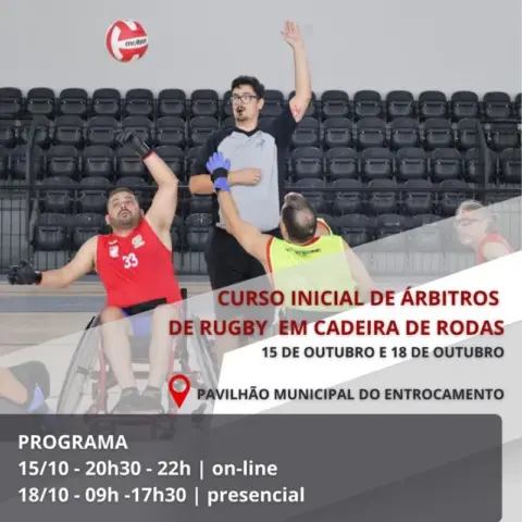 Curso de árbitros de Rugby em Cadeira de Rodas | Entroncamento