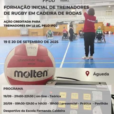 Formação Inicial de Treinadores de Rugby em Cadeira de Rodas | Águeda