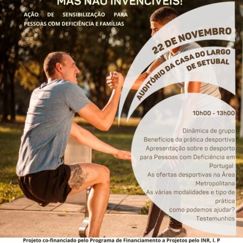 Ação de Sensibilização para Pessoas com Deficiência e Famílias em Almada